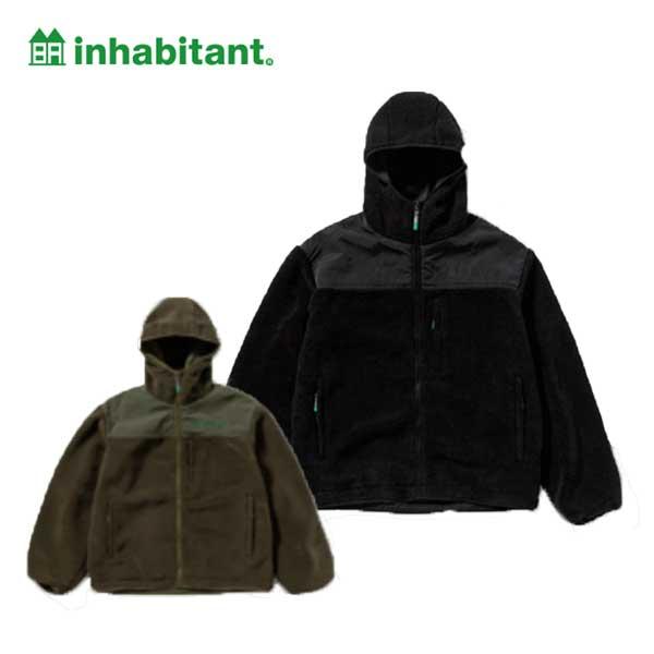 inhabitant インハビタント ウェア フリースジャケット 2024 ISM23KT50 BOA FLEECE FULL-ZIP JACKET | inhabitant