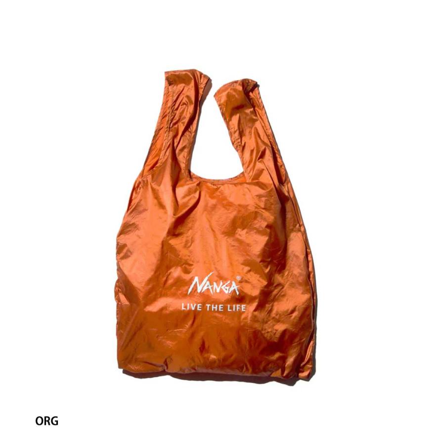 NANGA ナンガ エコバッグ＜2025＞NANGA POCKETABLE ECO BAG / LIVE THE LIFE NA2441-3A102-A | NANGA | 08