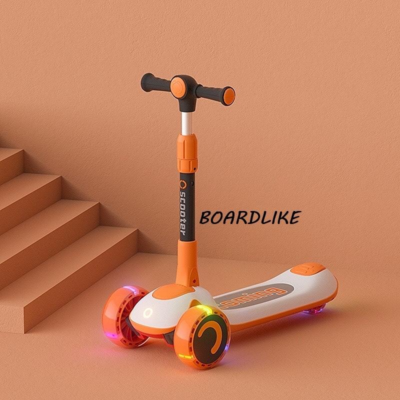 三輪車 3つの新しい楽しみ方 橙色 木馬のように揺れる キック