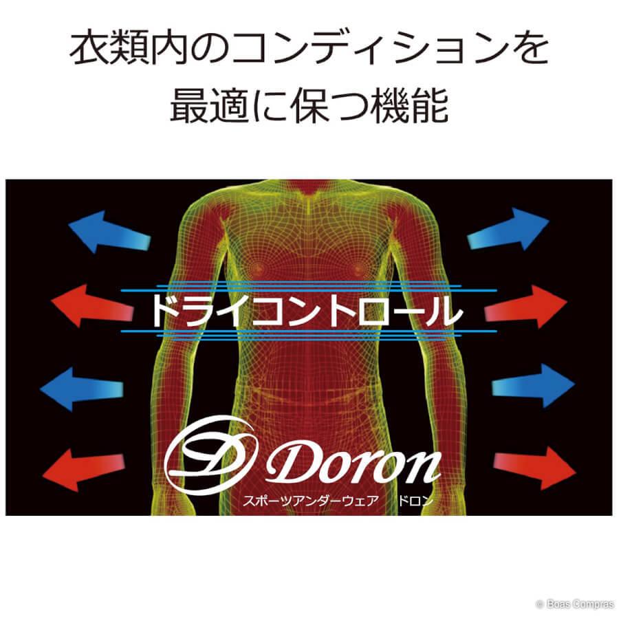 doron x phiten（ドロン ファイテン）ライトシリーズMen'sロング