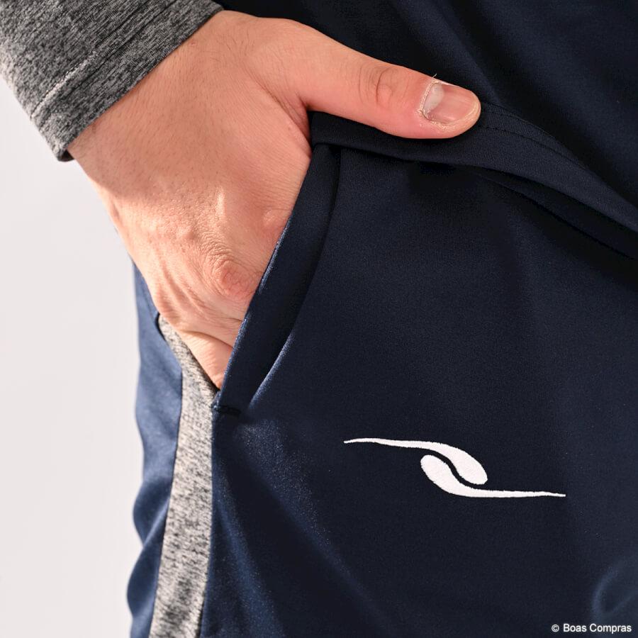 ダウポンチ 裏起毛ウォームハーフジップトップ上下セット【送料