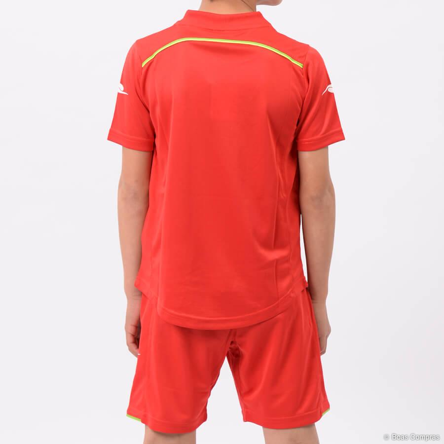 ダウポンチ ジュニアダブルパイピングゲームシャツ上下セット