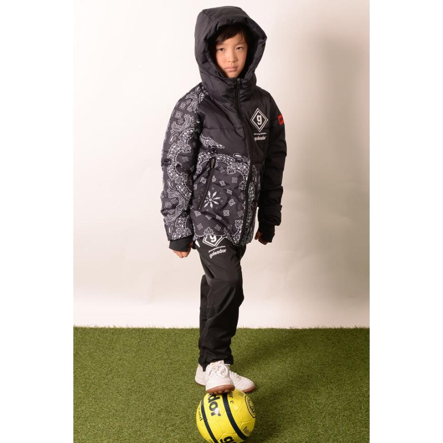 ゴレアドール ジュニアペイズリー柄人工ダウンフードジャケット【送料