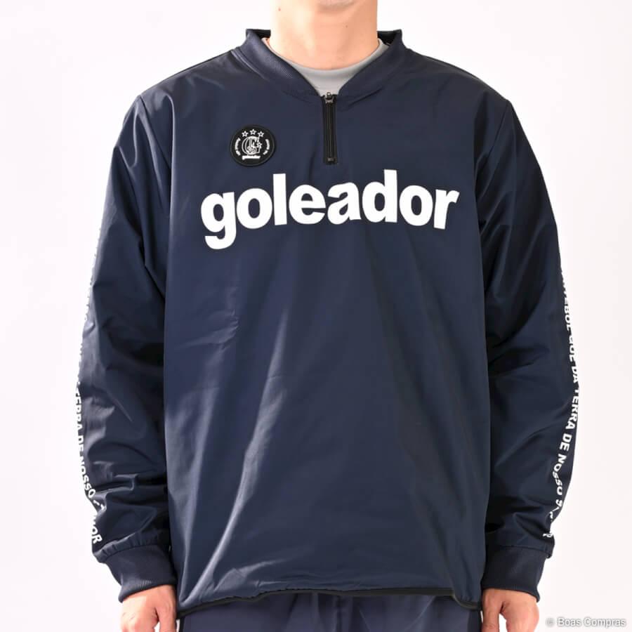 ゴレアドール 昇華ピステ裏トリコットハーフZIPトップ【送料無料