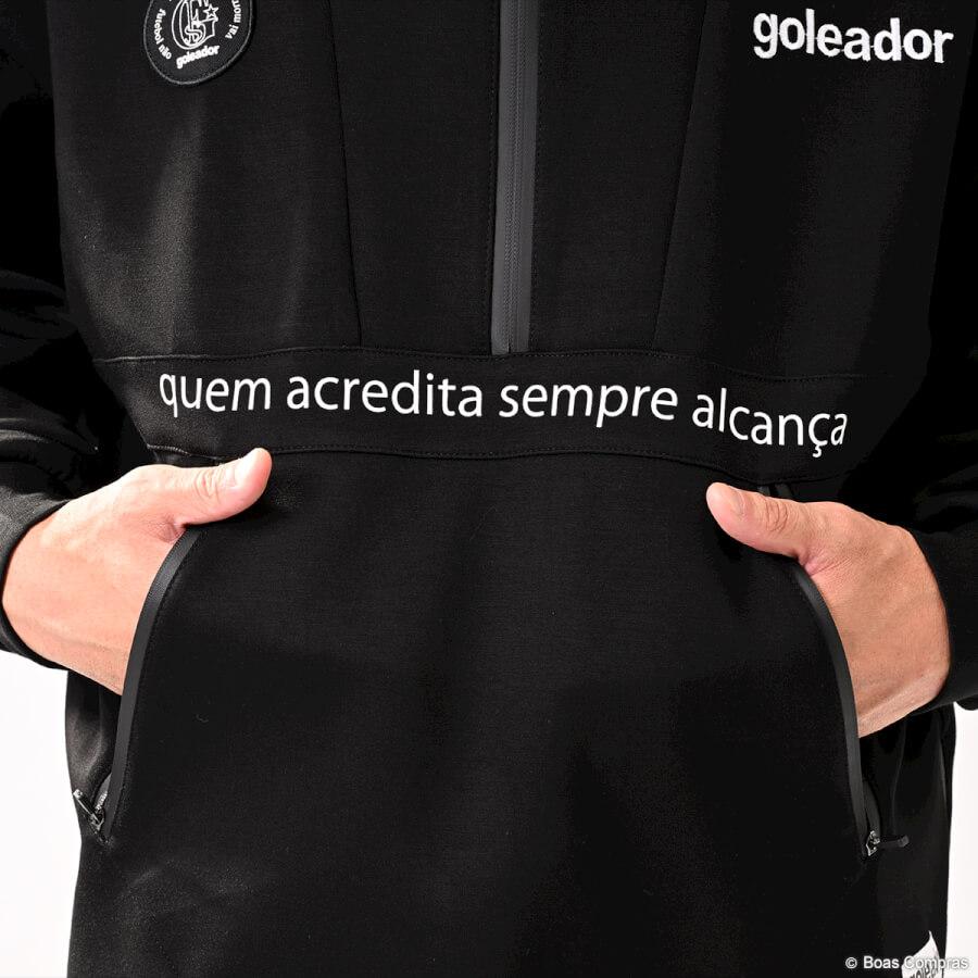 ゴレアドール ダンボールニットレイヤードフードハーフZIPジャケット