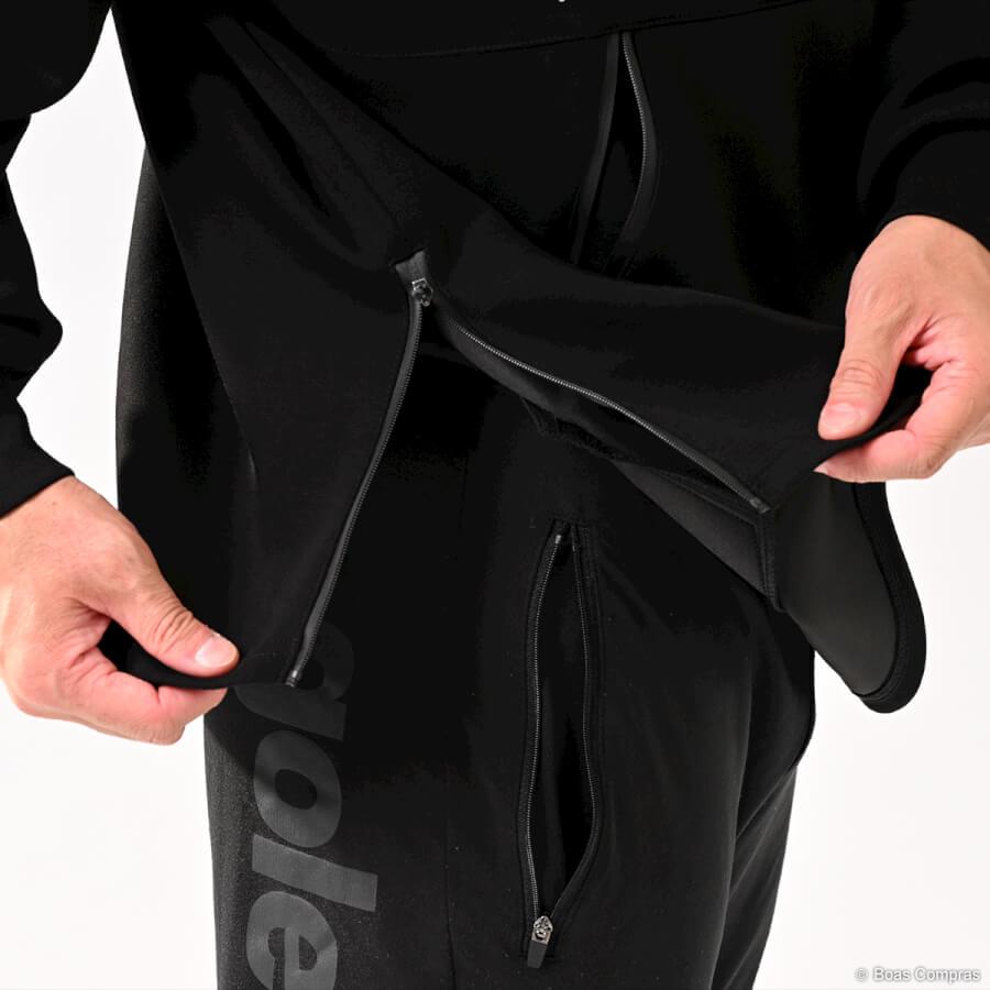 ゴレアドール ダンボールニットレイヤードフードハーフZIPジャケット