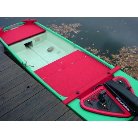 アカシヨット製12ft平底ボート用フロントデッキ（シートベース無し