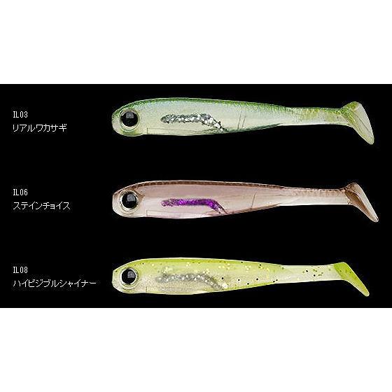 NORIES/ノリーズ F-INLET SHAD/F-インレットシャッド (2.5インチ、3.2
