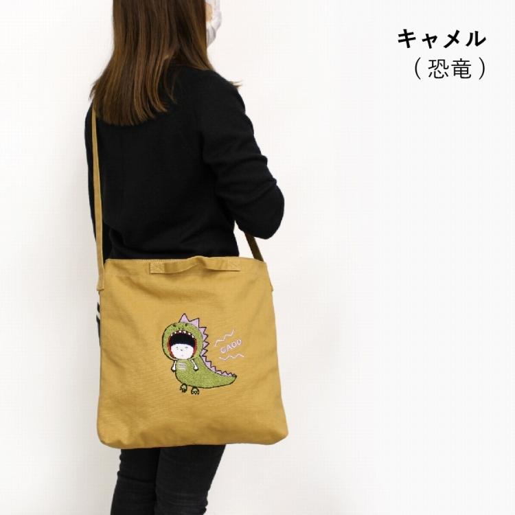 ★新作★スーちゃん＆ことり　2WAY（トート・ショルダー）赤色系 earth_eco_loco トートバッグ 2way レディース 本革 キャンバス