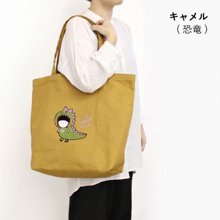 SCM サガラ刺繍 横型 トート 大き目 レディース Sちゃんまん