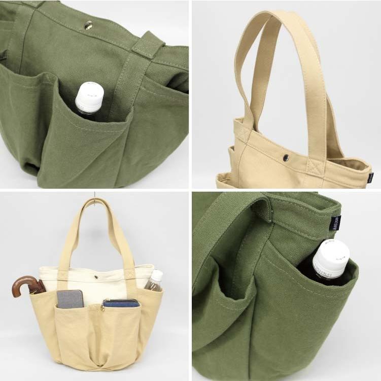 ウォッシャブル キャンバス ガーデントートバッグ 洗濯手洗いレディース メンズ マザーズ バッグ カジュアル 軽量 帆布 ポケットいっぱい Sfa0505 Sfa0505 Bobaoh 通販 Yahoo ショッピング