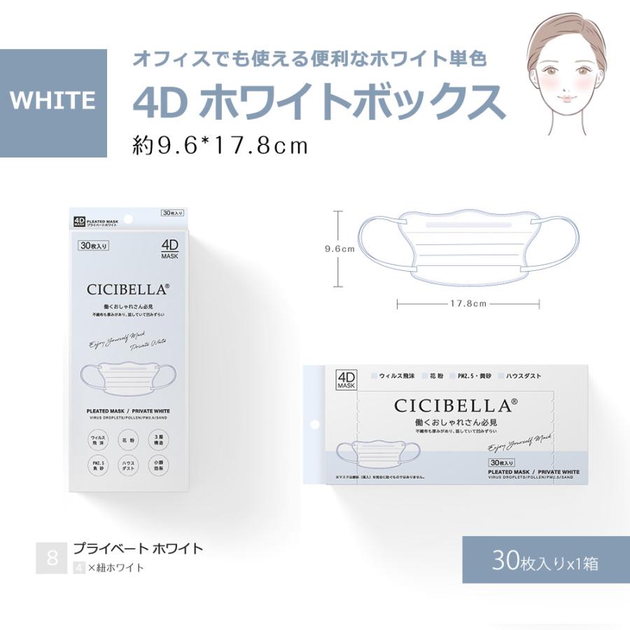 CICIBELLA マスク 4Dマスク 小顔マスク 立体 不織布 立体マスク バイ