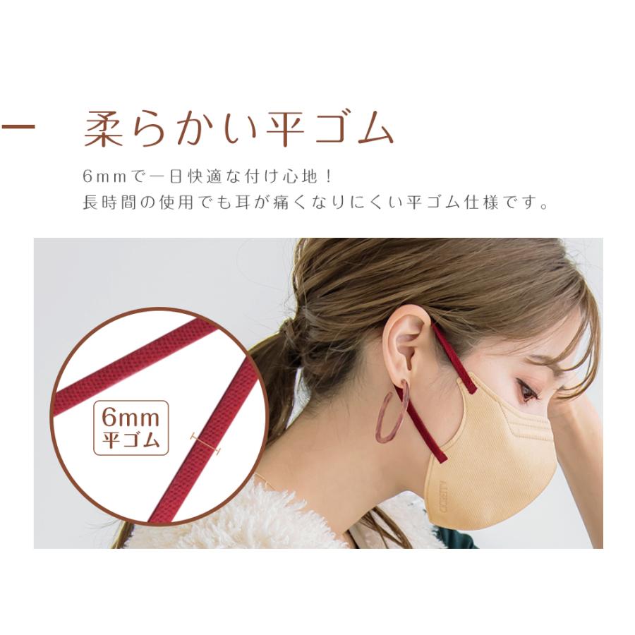 マスク 5Dマスク バイカラーマスク 立体マスク 不織布 血色マスク 不織布マスク 小顔マスク くちばし 高評価 シシベラ 肌に優しい 20枚 10枚*2 cicibellaマスク | CICIBELLA | 21