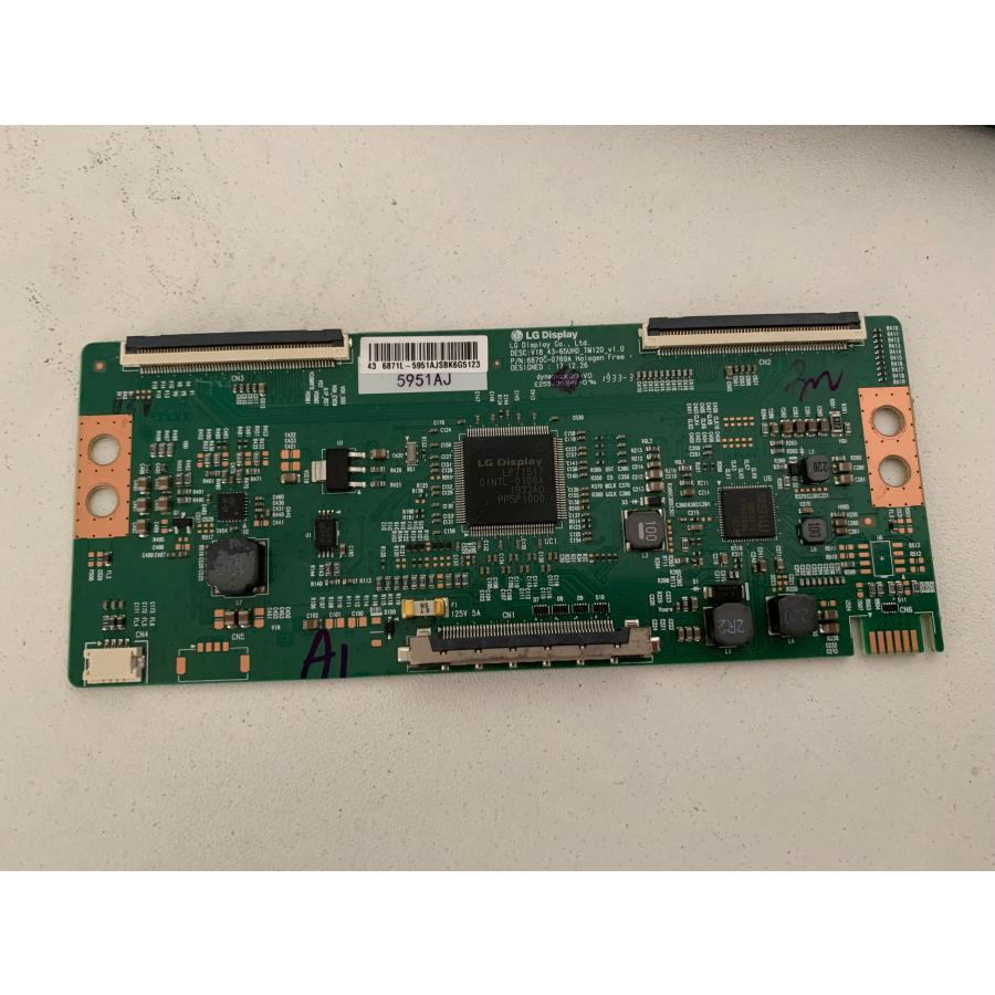 アイリスオーヤマ 43UB10P 43インチ対応 液晶テレビ T-CON基板 アイリスオーヤマ 43UB10P 43インチ対応 液晶テレビ T-CON基板