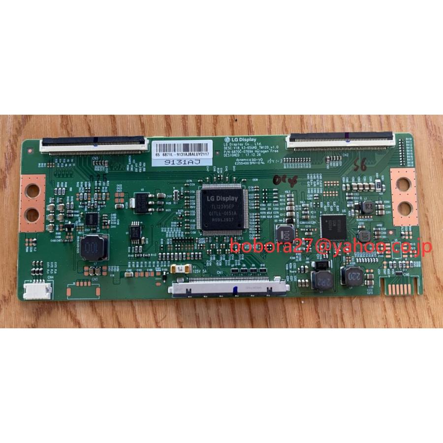 アイリスオーヤマ 65UB10P 6870C-0769A T-CON 基板 基盤 液晶 アイリスオーヤマ 65UB10P 6870C-0769A T-CON 基板 基盤 液晶