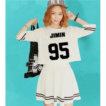 新品 Bts 防弾少年団 Tシャツ スカート 半袖 打歌服 応援服 春夏tシャツ 韓流グッズ 2色 Bts 002 ボボラストア 通販 Yahoo ショッピング