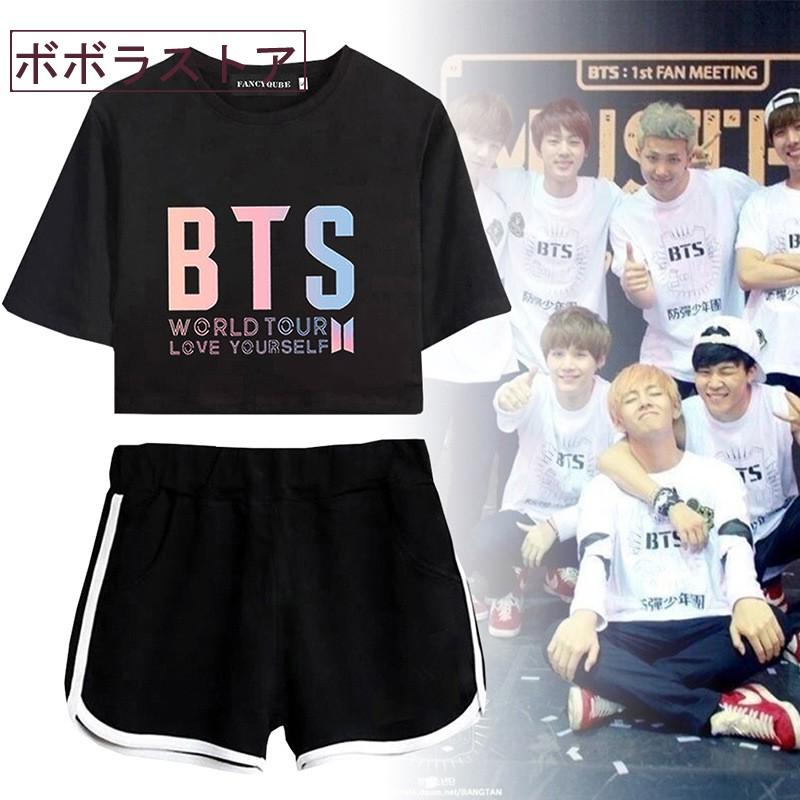 新品 Bts 防弾少年団 Tシャツ スカート 半袖 打歌服 応援服 春夏tシャツ 韓流グッズ 1色 Bts 319 ボボラストア 通販 Yahoo ショッピング
