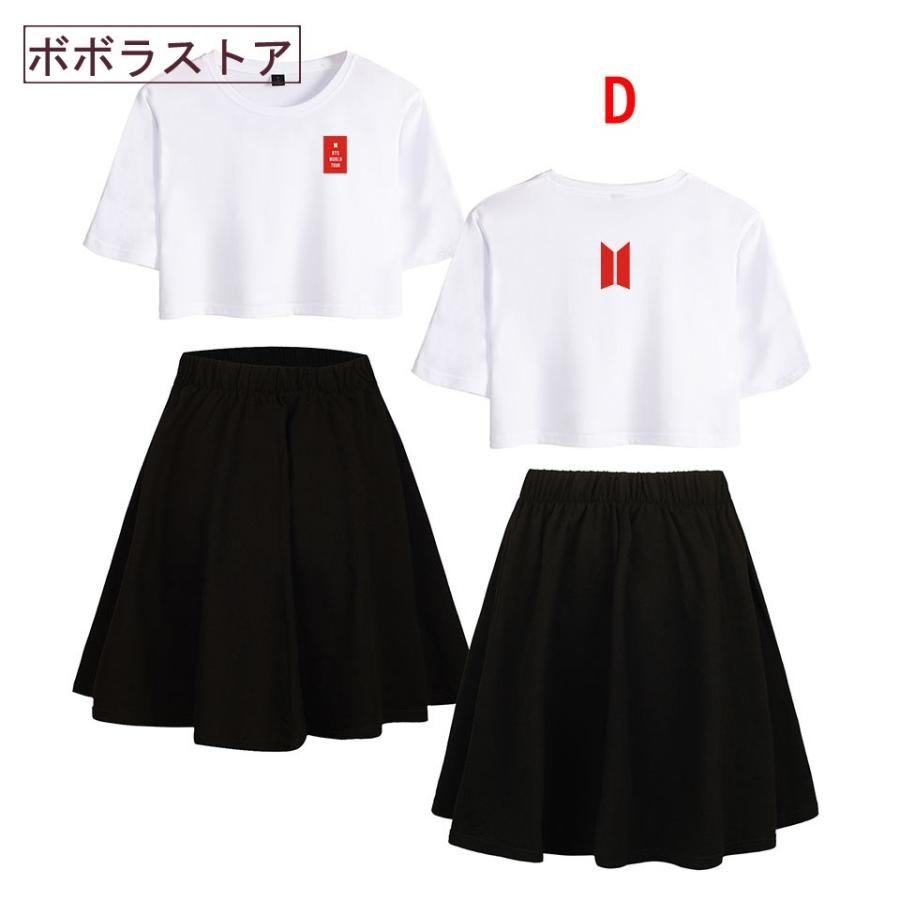 新品 Bts 防弾少年団 Tシャツ スカート 半袖 打歌服 応援服 春夏tシャツ 韓流グッズ 4色 Bts 334 ボボラストア 通販 Yahoo ショッピング