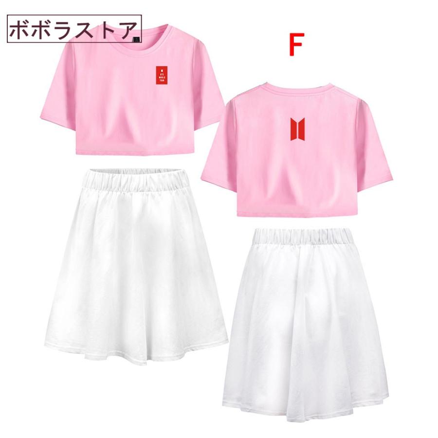 新品 Bts 防弾少年団 Tシャツ スカート 半袖 打歌服 応援服 春夏tシャツ 韓流グッズ 4色 Bts 334 ボボラストア 通販 Yahoo ショッピング