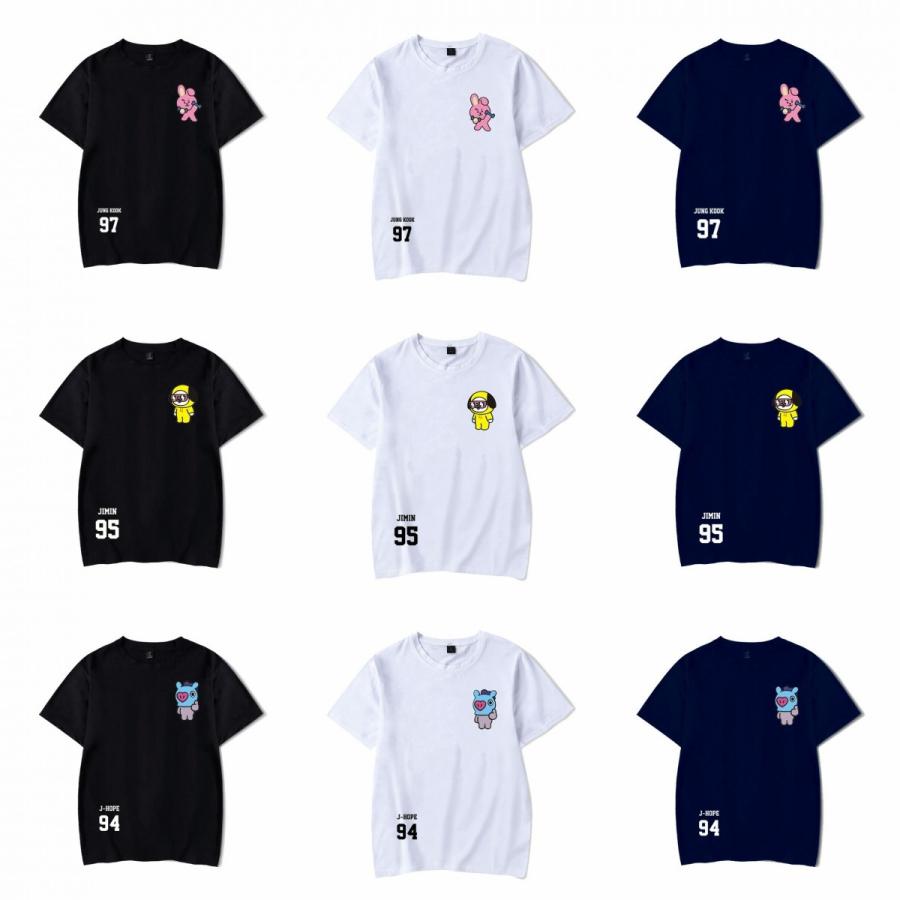 新品 Bts 防弾少年団 Bt21 Cooky Koya Tシャツ 半袖 打歌服 応援服 グッズ レディース メンズ 男女兼用 春夏tシャツ 韓流 グッズ 3色 Bts 351 ボボラストア 通販 Yahoo ショッピング