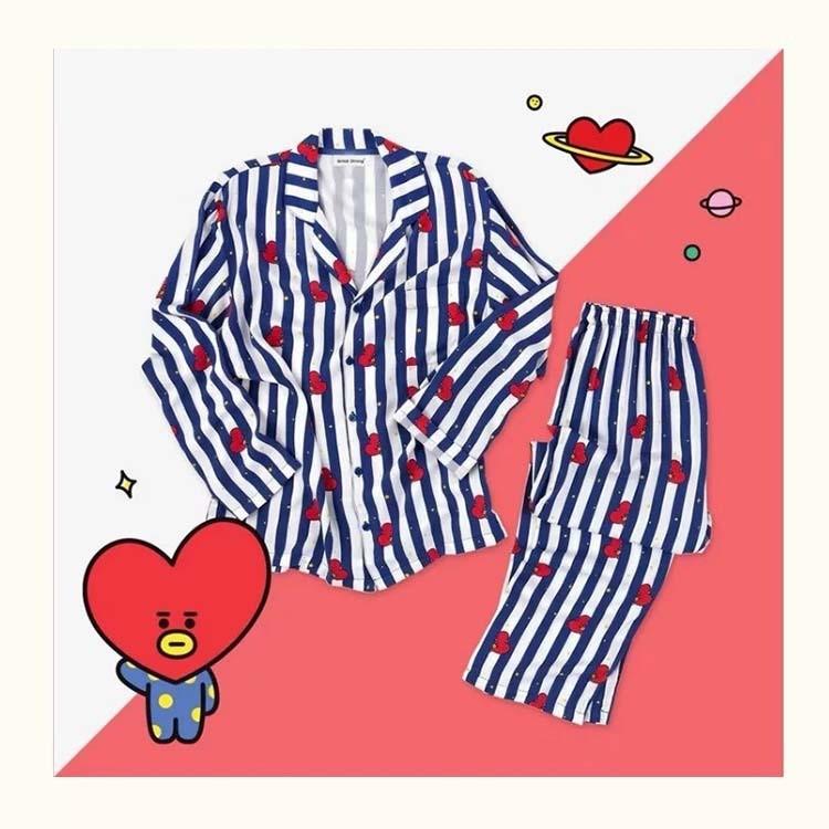 新品 Bts 防弾少年団 V Bt21 かわいい 上下セット パジャマ 長袖 打歌服 応援服 グッズ レディース メンズ 男女兼用 春夏長袖 韓流グッズ Btssy 004 ボボラストア 通販 Yahoo ショッピング