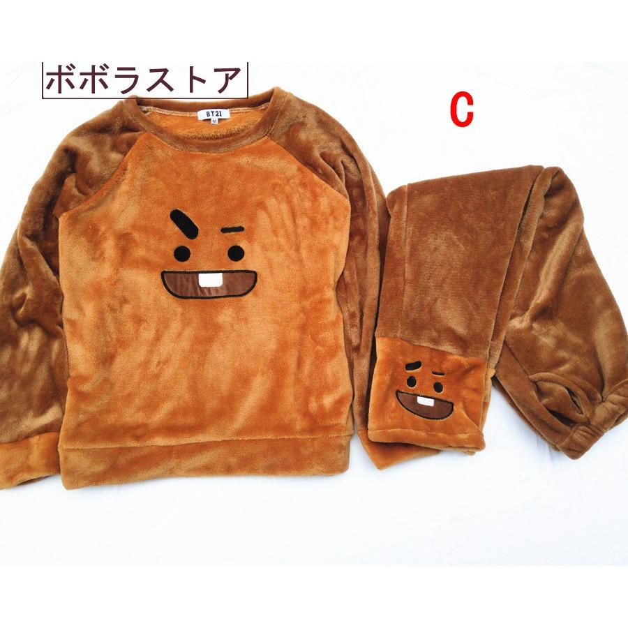 新品 Bts 防弾少年団 V Bt21 かわいい 上下セット パジャマ 長袖 打歌服 応援服 グッズ レディース メンズ 男女兼用 秋冬長袖 韓流グッズ Btssy 005 ボボラストア 通販 Yahoo ショッピング