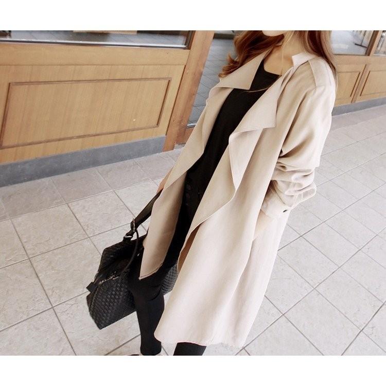 スプリングコート ゆったりコート ロング丈アウター 大きいサイズ 春コート レディースファッション フェミニン おとな 可愛い コート アウター カ 4色 Nzdy 001 ボボラストア 通販 Yahoo ショッピング