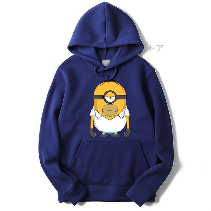 ミニオンパーカー スウェット トレーナー グッズ服 メンズ レディース 怪盗グルーのミニオンズ 長袖 キャラクター男女ウェア 裏起毛 秋冬スウェット コート Xhrwy 011 ボボラストア 通販 Yahoo ショッピング