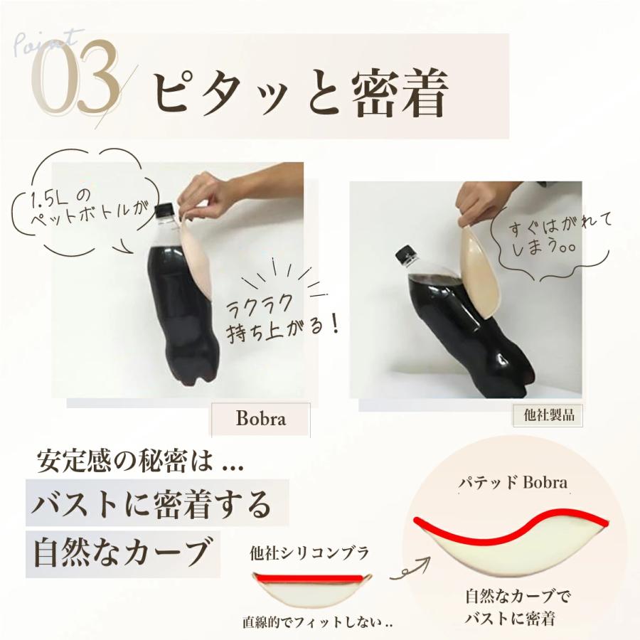 Bobraスーパーライト ヌーブラジャー 水着用 大きいサイズ