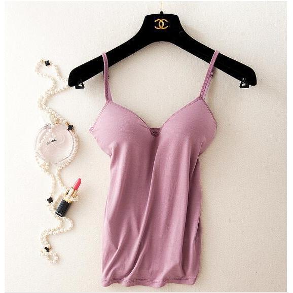 ブラトップ カップ付きキャミ ブラキャミ ブラキャミソール カップ付 インナー キャミソール チュニック タンクトップ  綿 ワンピース レース ロング パッド付 |  | 07