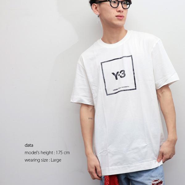 アディダス【adidas】Y-3/ワイスリー GV6060/GV6061 U SQUARE LABEL GRAPHIC SS TEE メンズ ロゴ  半袖 Tシャツ スポーティー ヨウジヤマモト