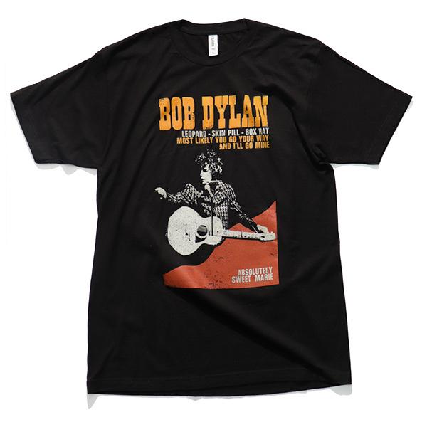 ボブ・ディラン【Bob Dylan】SS Bob Dylan BLACK Tシャツ 半袖 ロゴ