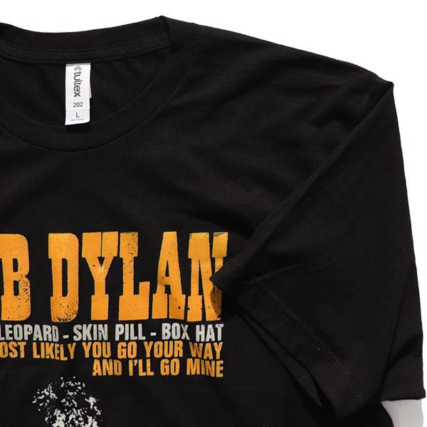 ボブ・ディラン【Bob Dylan】SS Bob Dylan BLACK Tシャツ 半袖 ロゴ
