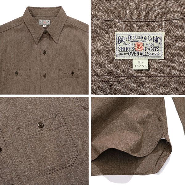 BUZZ RICKSON'S バズリクソンズ【BUZZ RICKSON'S】COTTON COVERT WORK