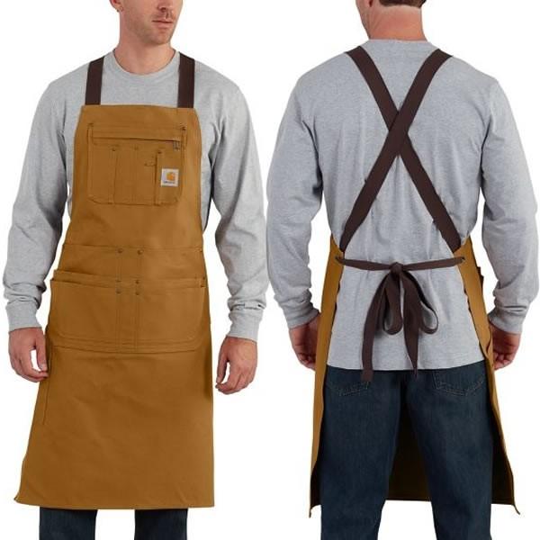 カーハート【carhartt】102483(103439) Firm Hand Duck Apron ダックエプロン BROWN BLACK エプロン ポケット 大工 作業着 DIY Brown Black 前掛け つなぎ｜bobsstore｜04