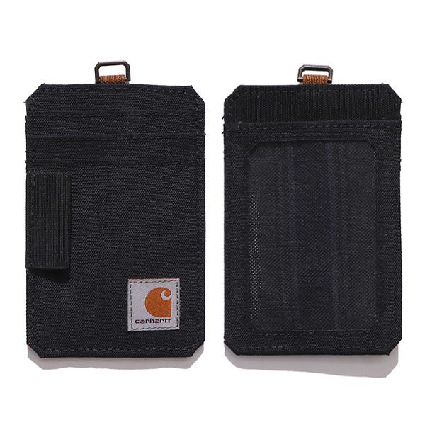 カーハート カードホルダー ネックストラップ カードケース ブラック Carhartt（カーハート） カーハート【carhartt】NYLON DUCK ID HOLDER
