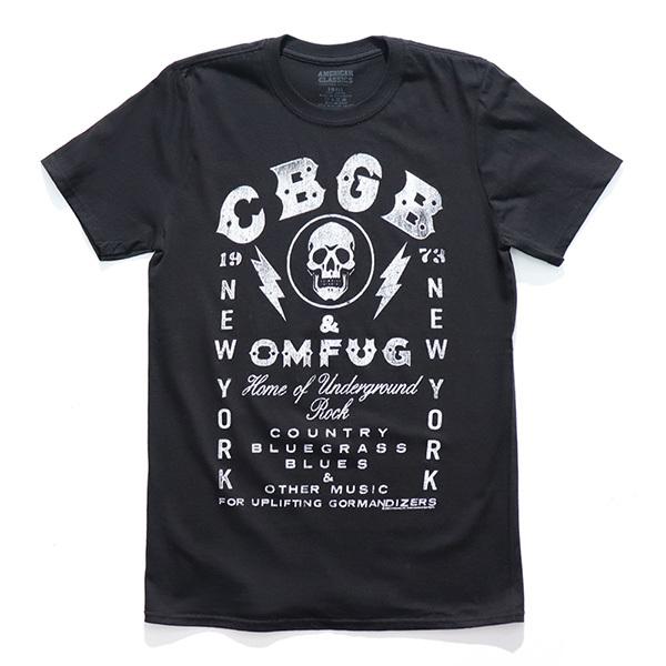 CBGB 00s ライブハウス スカル ロック プリントTシャツ ビートボム | CBGB（シービージービー） NYC スカル