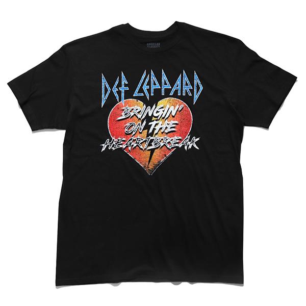 デフ・レパード【DEF LEPPARD】SS TEE HEART ロゴ 半袖 Tシャツ ロック 