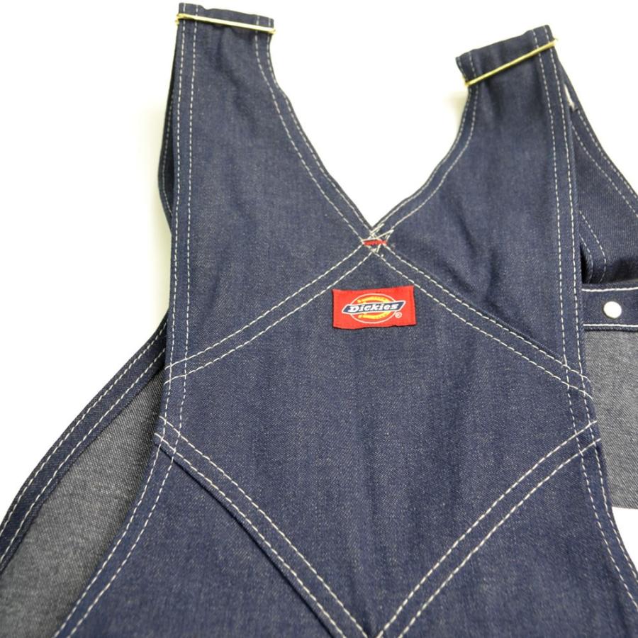 ディッキーズ【Dickies】インディゴ オーバーオール 83294 INDIGO BLUE DENIM メンズ つなぎ 作業着 デニム パンツ レングス30/32 | Dickies | 04