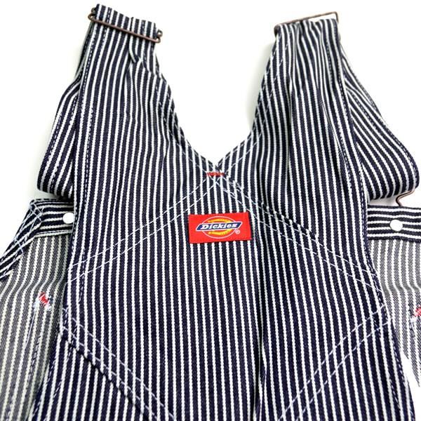 Dickies オーバーオール ストライプ 32インチ Dickies（ディッキーズ） ディッキーズ【Dickies】ヒッコリー