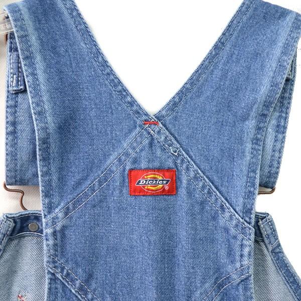 ディッキーズ【Dickies】Stone Wash Bib Overall インディゴオーバーオール 8396 デニム サロペット メンズ レディース つなぎ 作業着 パンツ レングス30/32 | Dickies | 05
