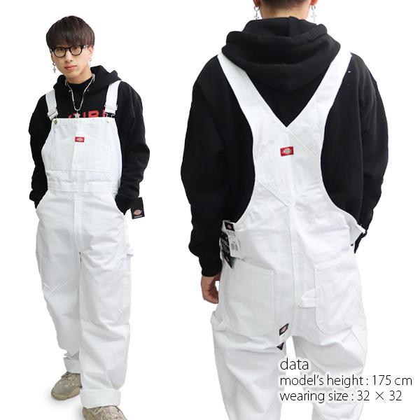 Dickies オーバーオール 3L シルバーホワイト Dickies オーバーオール 3L シルバーホワイト 軽量で涼しい春夏