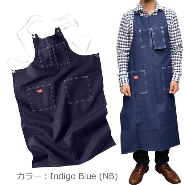 ディッキーズ【Dickies】エプロン AC20 前掛け インディゴ オフホワイト メンズ INDIGO　OFFWHITE DENIM つなぎ 作業着 | Dickies | 01