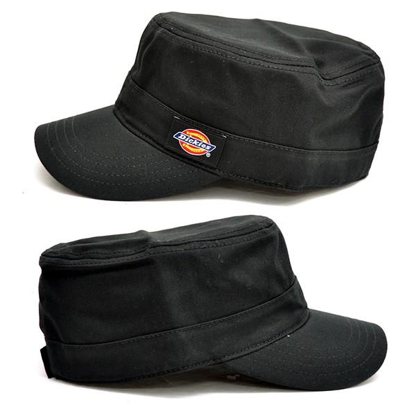 ディッキーズ【Dickies】ワークキャップ CAP 帽子 ロゴ シンプル カジュアル ベルクロ 調整可能 メンズ レディース ブラック BLACK | Dickies | 02