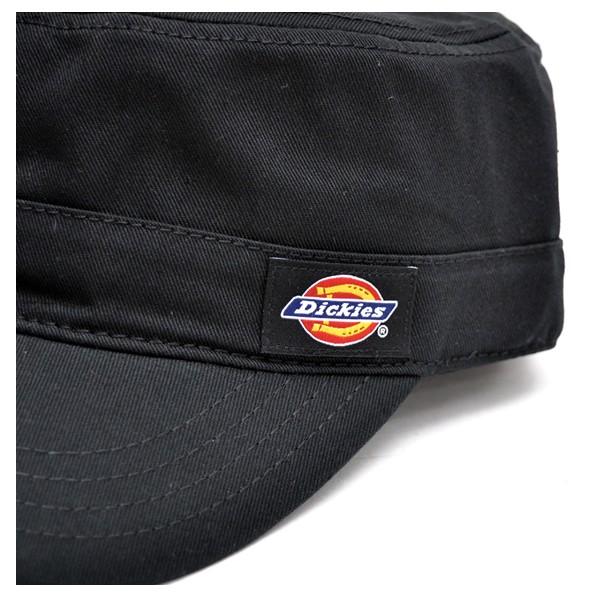 ディッキーズ【Dickies】ワークキャップ CAP 帽子 ロゴ シンプル カジュアル ベルクロ 調整可能 メンズ レディース ブラック BLACK | Dickies | 03