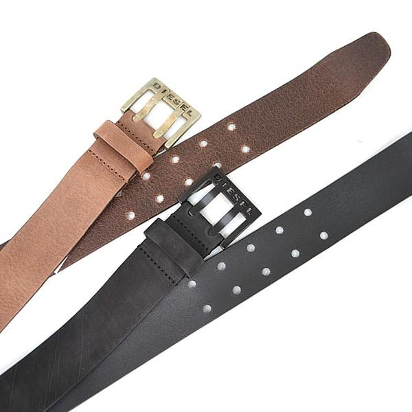 新品　DIESEL ディーゼル　ベルト80 DIESEL ディーゼル ベルト ブラック シルバー 80サイズ - メルカリ