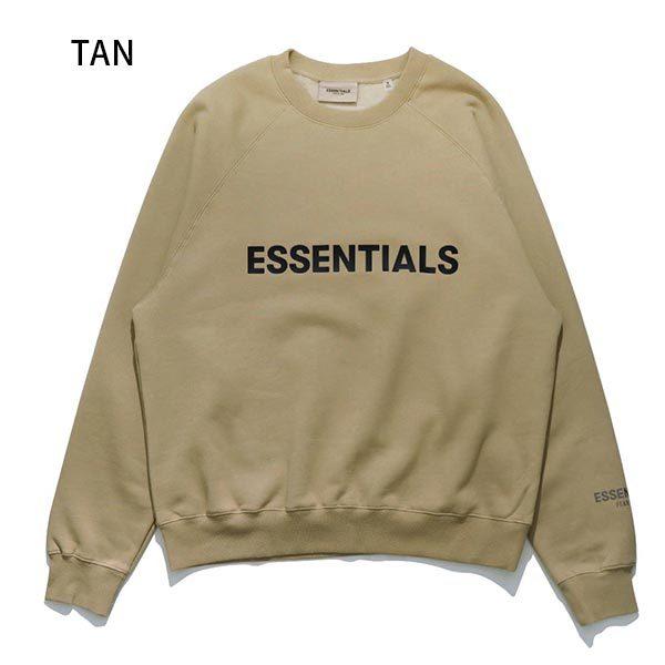 FOG ESSENTIALS【エッセンシャルズ】CREW NECK SWEATSHIRT スウェット クルーネック フロント ロゴ リフレクター  裏起毛 正規品 トップス 長袖 エフオージー