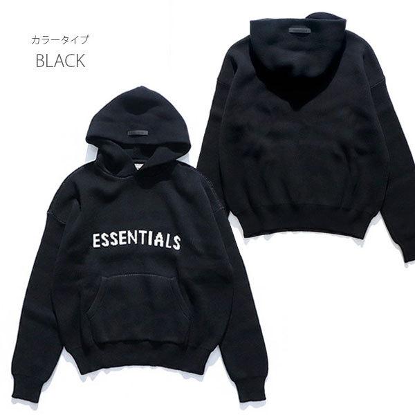 FOG ESSENTIALS【エッセンシャルズ】KNIT PULLOVER HOODIE ニット 