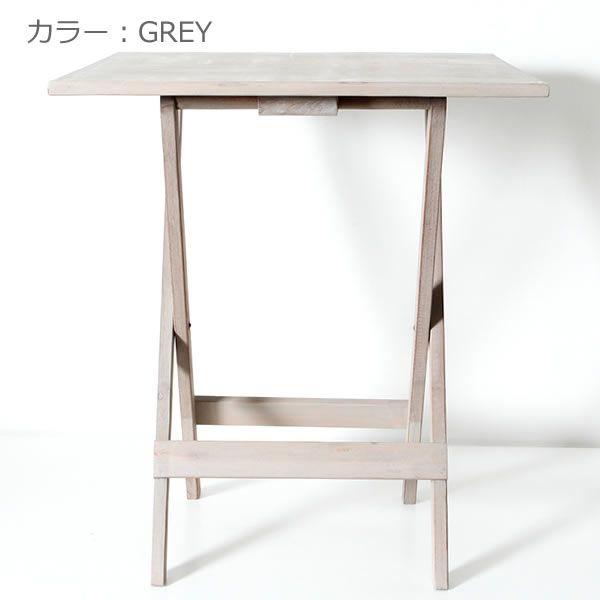 アイアンウッド おしゃれなテーブル ナチュラル ヴィンテージ ウッド シンプル SQUARE FOLDING TABLE　PF-009｜bobsstore｜03