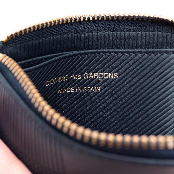 新品 コムデギャルソン ケース ブラック SA3100LS ミニ財布 牛革 COMME des GARCONS（コムデギャルソン） コム デ ギャルソン【COMME